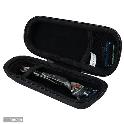 Men's Razor Case. Khanka Hard Case Storage Bag for Gillette Fusion ProGlide Power Men's Razor / FlexBall Handle Technology Shaver-thumb3