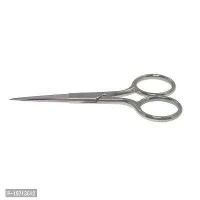 Yutoner Scissors for Grooming Eyebrows - Stainless Steel Straight Tip Scissor for Eyebrows Cutting ? Beard, Hair, Ear, Eyebrows, Moustache, Nose Trimming-thumb4