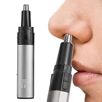 Nose Hair Trimmer USB Charging Electric Nose Hair Trimmer Portable Nose Hair Trimmer for Men and Women(Silver Gray)-thumb3