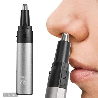 Nose Hair Trimmer USB Charging Electric Nose Hair Trimmer Portable Nose Hair Trimmer for Men and Women(Silver Gray)-thumb4