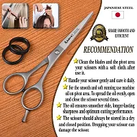 AIDEOQ - Barber Scissors 6.5 - Hair Cutting Shears - scissors for hair cutting - Professional Scissors - hairdresser scissors. (6.5, silver)-thumb2