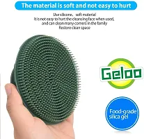 Exfoliating Soft Silicone Body Scrubber Glove Shower Cleansing Brush Gentle Exfoliating and Massage Easy to Clean for All Kinds of Skin-thumb2