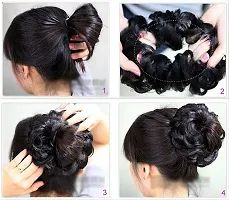 light bonde 25H101 : PRETTYSHOP Scrunchie Scrunchy Bun Up Do Hair piece Hair Ribbon Ponytail Extensions Wavy Curly or Messy light bonde 25H101-thumb2