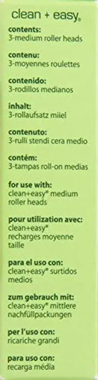 Clean + Easy Medium Roller head, Bikini Roll-on Waxing System, 3-Pack-thumb4