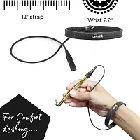 Lash Tweezers Protector Bracelet Wristband Black-thumb2