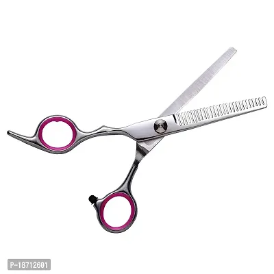 Hair Thinning Scissors Haircut Shears Professional Barber Hair Cutting Trimming Razor Edge Teeth Blending Scissor Stainless Steel for Hairdressing Texturizing-Silver-thumb2