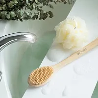 Eco Tools Bamboo Bristle Bath Brush, Brown-thumb3