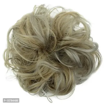 light bonde 25H101 : PRETTYSHOP Scrunchie Scrunchy Bun Up Do Hair piece Hair Ribbon Ponytail Extensions Wavy Curly or Messy light bonde 25H101-thumb2