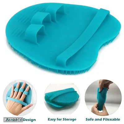 RamPula Silicone Body Scrub (Blue)-thumb3