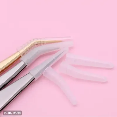 40 Pcs Clear Tweezer Point Protectors Cap Tip Stopper Covers Makeup Beauty Supplies, General Size-thumb3