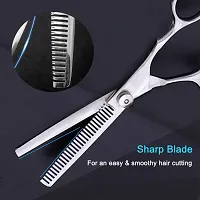 Hair Thinning Shears, Hair Cutting Scissors (6.7 Inches) with Fine Adjustable Tension Screw and 1 Piece Wipe Cloth-thumb1