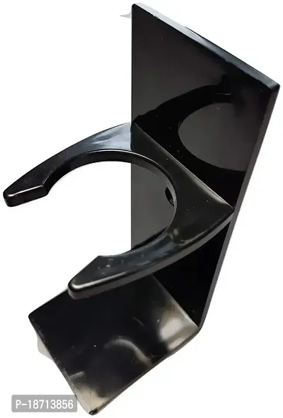 Black Acrylic Long Shaving Brush Stand-thumb2