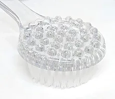 Aquasentials Exfoliating Bath Brush (15.5in) (Clear Handle)-thumb1