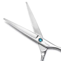 CCbeauty Hair Cutting Scissors Shears 6 Inch 9cr Stainless Steel Hairdressing Scissors Professional Salon Barber Haircut for Women Man Kids Home  Family Use??OElig;with One Comb-thumb3