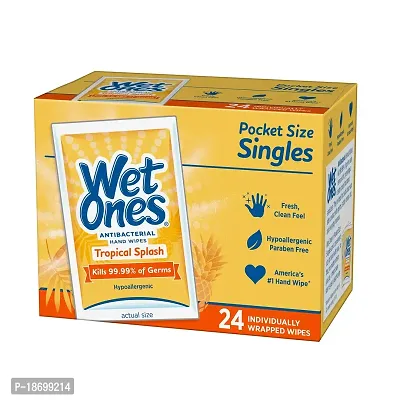 Wet Ones Wet Ones Individual Pocket Size Singles - 24 Wipes-thumb2