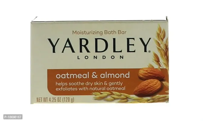 Yardley of London Naturally Moisturizing Bar Soap Oatmeal  Almond 4 /pack-thumb0