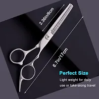 Hair Thinning Shears, Hair Cutting Scissors (6.7 Inches) with Fine Adjustable Tension Screw and 1 Piece Wipe Cloth-thumb2