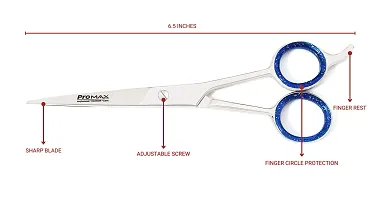 Professional Barber/Salon Razor Edge Hair Cutting Scissors/Shears 6.5 Ice Tempered Stainless Steel Reinforced With Chromium To Resist Tarnish and Rust -210-10225-thumb4