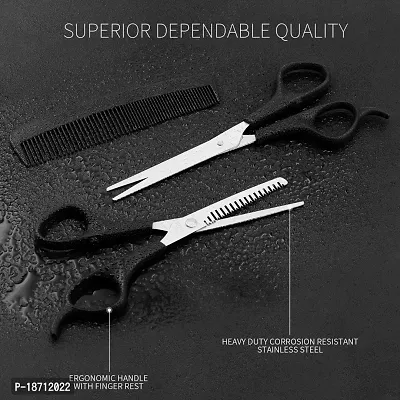 Hair Scissors Set, Imponigic Hairdresser Scissors Set Pet Shearing Scissors, Barbers or Home Use - Stainless Steel-thumb5