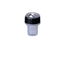 Stainless Ball Plug For Glass Roller Essential Oil Bottles,Leak Proof Snap Roller Tops Stainless Steel Roller Stopper With Black Lids For DIY??OElig;10pcs-thumb2