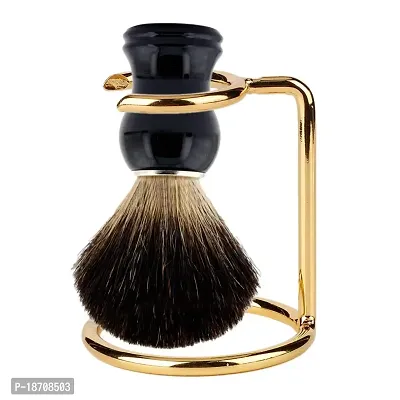 Shaving Brush Stand, Brush Shaving Holder, Stainless Steel Stand Razor Holder Lightweight Space Saver Shave Brush Stand for Daily Personal Shaving and Barber Tool-thumb2