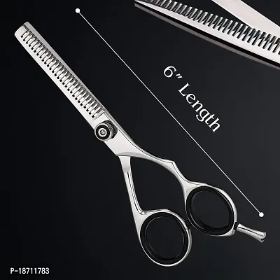 NEW - GUZEL Beauty Hair Thinning Scissors - Hair Texturizing Scissors - Haircutting Scissors - 100% High Carbon Stainless Steel With A Beautiful Adjustable Tension Knob-thumb2