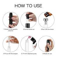 Owlyee Perfume Atomizer (8ML) Travel Cologne Spray Bottle, Mini Empty Sprayer Dispenser for Fragrance Sample to Women and Men (Black, Pack of 4)-thumb4