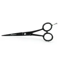 Haryalilondon Hair Cutting scissor Professional Hairdressing Stainless Steel Sharp Razor Edge Salon Shear - 5.5 inches - Barber shear Kids Safety Rounded Tips Leather Pouch-thumb3