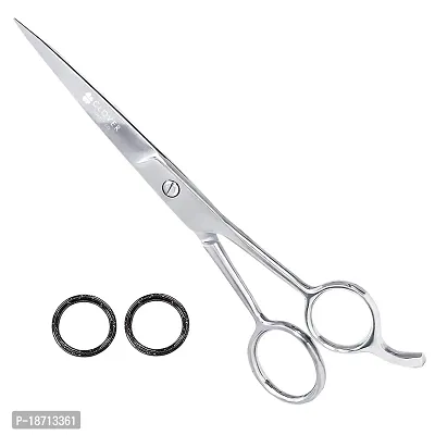 Clover Supply Co. Professional Barber Hair Cutting Scissors - Hair Shears - 6.5 Inches - Stainless Steel Silver-thumb0