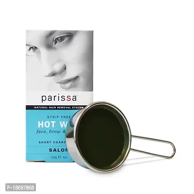 Parissa Salon Style Hot/Hard Wax For Women  Men, Complete Waxing Kit for Facial, Eyebrow, Bikini, Brazilian areas-thumb0