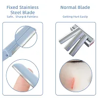 Leuxe Triple-folded Eyebrow Razor, Painless Nose Hair Trimmer-thumb2