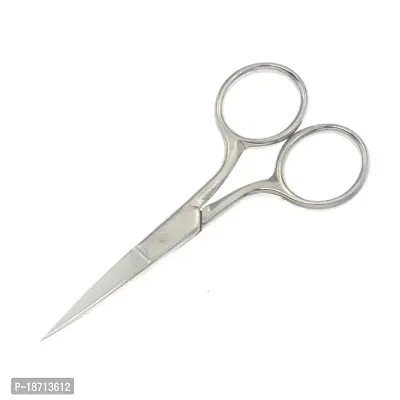 Yutoner Scissors for Grooming Eyebrows - Stainless Steel Straight Tip Scissor for Eyebrows Cutting ? Beard, Hair, Ear, Eyebrows, Moustache, Nose Trimming-thumb2