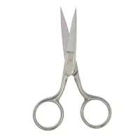 Yutoner Scissors for Grooming Eyebrows - Stainless Steel Straight Tip Scissor for Eyebrows Cutting ? Beard, Hair, Ear, Eyebrows, Moustache, Nose Trimming-thumb2