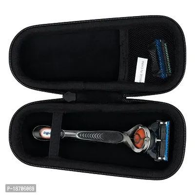 Men's Razor Case. Khanka Hard Case Storage Bag for Gillette Fusion ProGlide Power Men's Razor / FlexBall Handle Technology Shaver