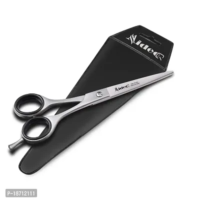 AIDEOQ - Barber Scissors 6.5 - Hair Cutting Shears - scissors for hair cutting - Professional Scissors - hairdresser scissors. (6.5, silver)