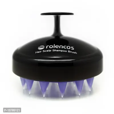 Rolencos Hair Scalp Brush Shampoo Massager Tourmaline contained-thumb3