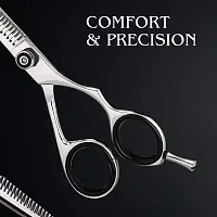 NEW - GUZEL Beauty Hair Thinning Scissors - Hair Texturizing Scissors - Haircutting Scissors - 100% High Carbon Stainless Steel With A Beautiful Adjustable Tension Knob-thumb4