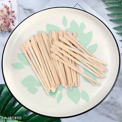 200 Pcs Wax Sticks, Skinny Wax Sticks, Eyebrow Wax Applicator Sticks Applicator Face and Eyebrows Hair Removal Stick-thumb4