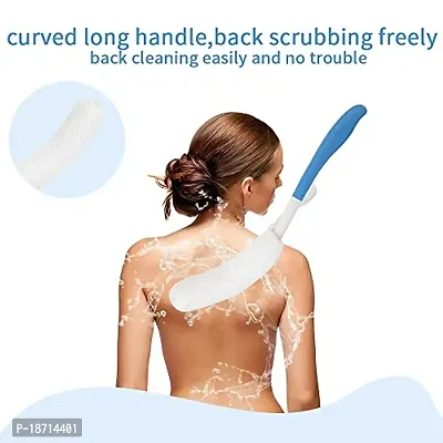 Back Scrubber For Shower|15.35?euro;?Long Anti-Slip Silicone Curved Handle Bath Brush|Bath sponge|Great Ergonomics Suitable For Elderly/Fat people/Pregnant/After surgery Aid |Produced by Tylola-thumb2