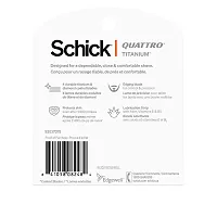 Schick Quattro Titanium Razor Blade Refills for Men Value Pack, 6 Count-thumb1