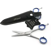 Hair Cutting Scissors Hair Shears Professional Barber Sharp Hair Scissors 5 Inch Hairdressing Shears for Cutting Styling Hair for Women Men Pet Mustache, Nose Hair  Beard Trimming-thumb4