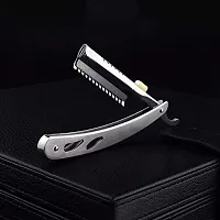 LEYMIGA Professional Hair Styling Thinning Texturizing Cutting, Straight Razors + 10 Replacement Blades-thumb4