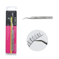 ESDELES Vetus Volume Tweezers Stainless Steel Eyelash Extension Tweezers Ultra Rigidity Curved Pro Tool 5B-SA-thumb4