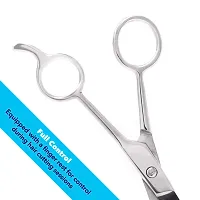 Equinox International Professional Shears with Finger Rest - Ice Tempered Barber Hair Cutting Scissors - 6.5 Inches - Stainless Steel Rust Resistant Hair Scissors-thumb1