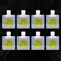 RIIEYOCA Portable Travel Liquid Clear Plastic Empty Packaging Bag(8pcs) (30ml)-thumb1