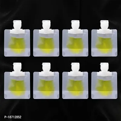 RIIEYOCA Portable Travel Liquid Clear Plastic Empty Packaging Bag(8pcs) (30ml)-thumb2