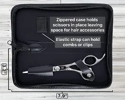 Yasss Professional Hair Cutting Scissors - 6.5 Inches - Sharp Hair Shears For Home Use - Hair Scissors With Handcrafted Stainless Steel Blades - Lightweight Barber Scissors With Safety Case-thumb4