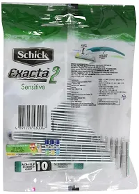 Schick Exacta2 Sensitive Disposable Razor, 10 Count( Pack of 2)-thumb1