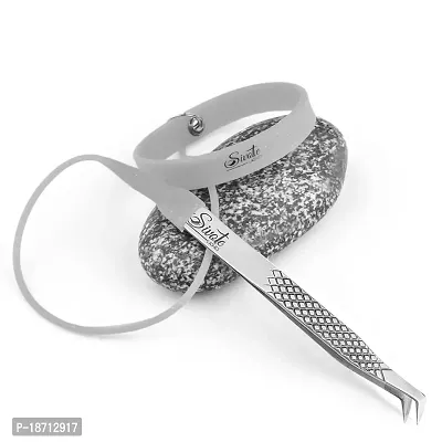 Lash Tweezers Protector Bracelet Wristband Silver-thumb2