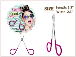 PINK Salon TWEEZERS with Easy Scissor Handle, The BEST PRECISION EYEBROW TWEEZERS Men/Women; Teens PORTABLE Beauty Tools for Facial Hair, Ingrown Hair, Blackhead; Model 27-CC PROFESSIONAL-thumb2